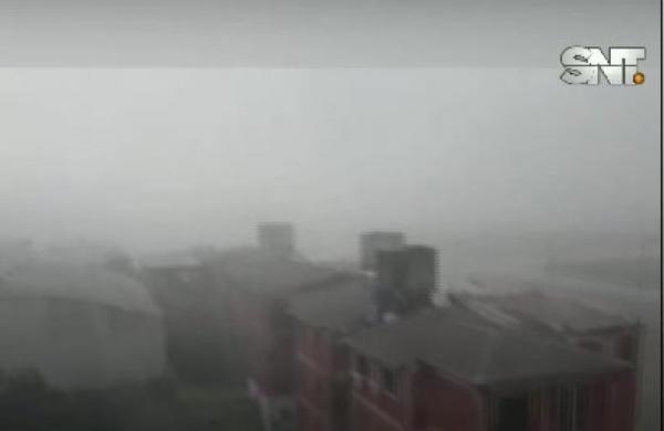 Destrozos tras temporal en Encarnación - SNT
