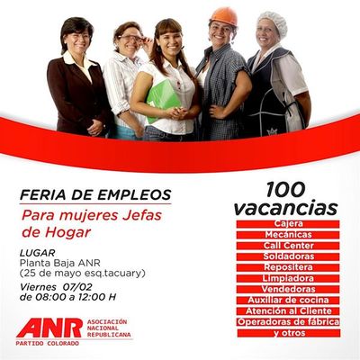 ANR realiza primera convocatoria para cubrir 100 puestos vacantes