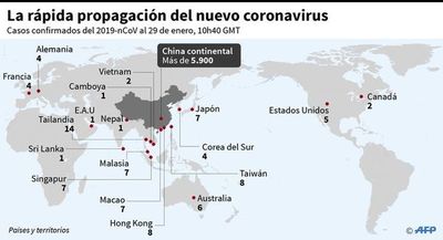 OMS insta al mundo a actuar contra contagiosa neumonía viral de Wuhan - Internacionales - ABC Color