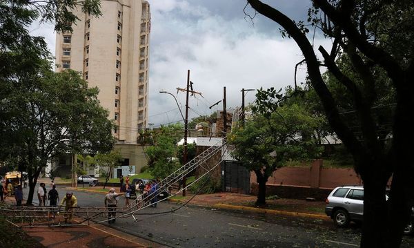 Unas 680.000 personas quedaron sin el suministro de energía eléctrica tras fuerte tormenta - ADN Paraguayo