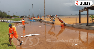 ANDE recibió 300 llamadas tras intenso temporal en Encarnación