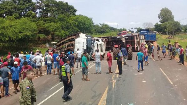 Violento choque en San Pedro