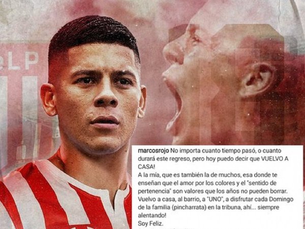 Marcos Rojo se marcha cedido al Estudiantes