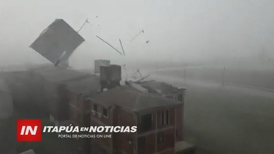 TORNADO TIPO 1 EN POSADAS Y VIENTOS DE 145 KM/H EN ENCARNACIÓN