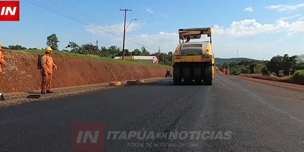 POBLADORES DE SAN RAFAEL DEL PARANÁ CELEBRAN AVANCE DE LOS TRABAJOS SOBRE RUTA 14/18