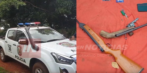 DOS SUP. INTEGRANTES DE BANDA CRIMINAL APREHENDIDOS EN STO. DOMINGO