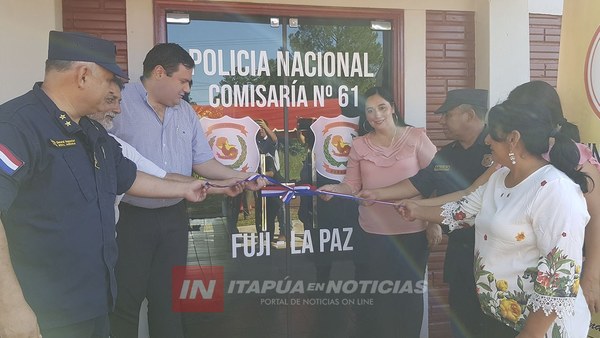 INAUGURAN MEJORAS EN LA COMISARÍA 61 DE FUJI