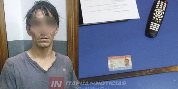 QUEDÓ DETENIDO LUEGO DE INGRESAR A UNA VIVIENDA AJENA.