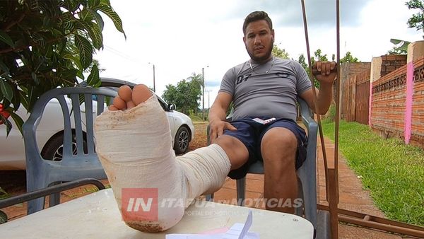 JOVEN NECESITA AYUDA URGENTE PARA NO PERDER EL PIE.