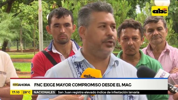 FNC exige mayor compromiso desde el MAG - ABC Noticias - ABC Color