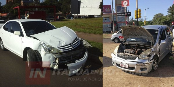 ENCARNACIÓN: CHOQUE DE VEHÍCULOS ZONA COSTANERA