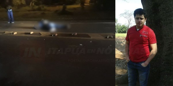 SALIÓ RUMBO A SU TRABAJO Y TERMINÓ ARROLLADO SOBRE RUTA 6