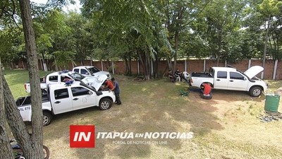 REPARARAN 50 PATRULLERAS DE COMISARÍAS DE ITAPÚA