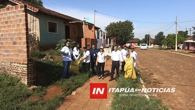 MINGA AMBIENTAL LLEGÓ AL BARRIO SAN ANTONIO YPEKURU