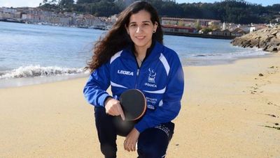 Ella juega en España y es la primera mesatenista paraguaya en Europa 