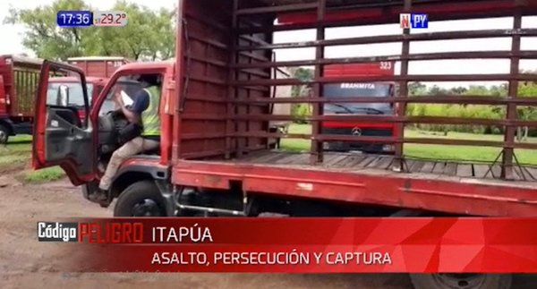 Asaltan camión repartidor en Encarnación y son recapturados | Noticias Paraguay