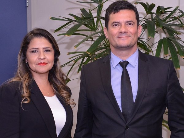 Cecilia Pérez se reunió en Brasil con Sergio Moro para fortalecer seguridad