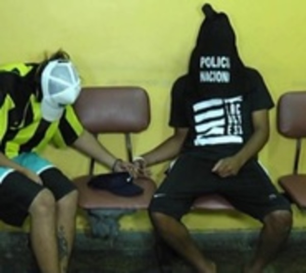 Atrapan a dos delincuentes confesos, antes de que asalten - Paraguay.com