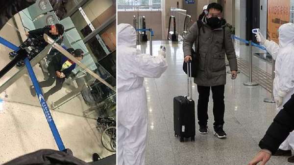 China: Una pareja casi abandona a sus hijos en el aeropuerto por tener síntomas del coronavirus