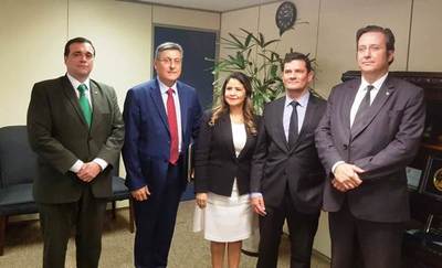 Ministros de Justicia de Paraguay y Brasil coordinan profundizar colaboración en sistema penitenciario | .::Agencia IP::.