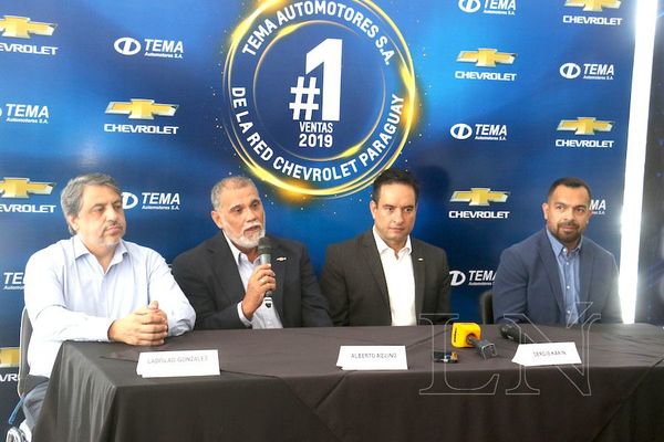 Automotores es el número uno en ventas de la red Chevrolet en Paraguay