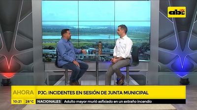 Incidentes en la sesión de la Junta Municipal de Pedro Juan Caballero - A La Gran 7-30 - ABC Color