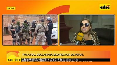 Fuga de PJC: Declarará exdirector de penal - ABC Noticias - ABC Color