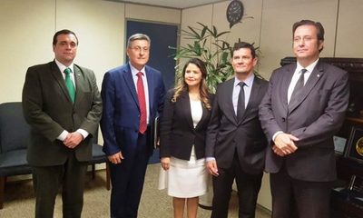 Ministros de Justicia de Paraguay y Brasil coordinan profundizar colaboración en sistema penitenciario