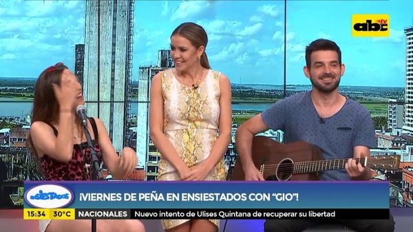 ¡Viernes de peña en Ensiestados con “Gio”! - Ensiestados - ABC Color