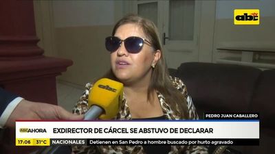 Exdirector de cárcel de PJC se abstuvo de declarar - ABC Noticias - ABC Color