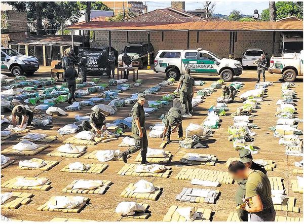 Incautan 10 Ton. de droga paraguaya en Argentina - Judiciales y Policiales - ABC Color