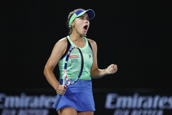 Sofia Kenin derrotó a Muguruza y es campeona del Australian Open
