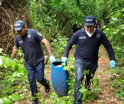 No hay restos suboficial Edelio Morínigo en el tambor hallado