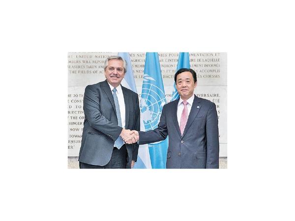 Fernández confirmó acuerdo con la FAO para ayuda técnica