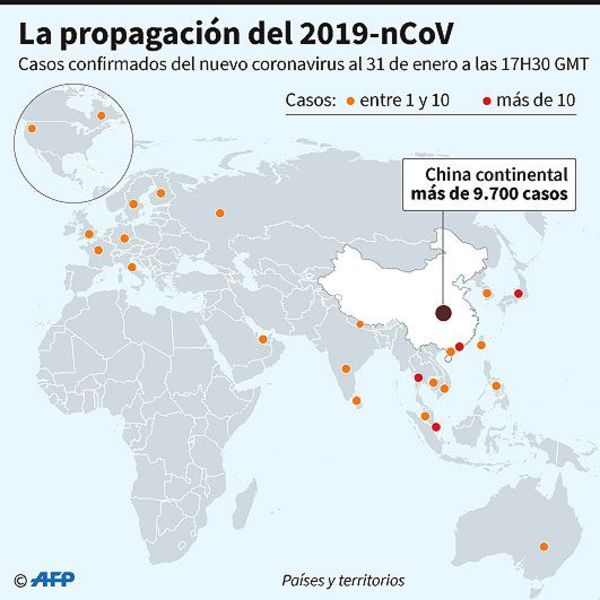 China, cada vez más aislada por coronavirus - Internacionales - ABC Color