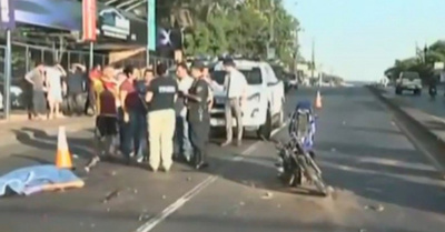 Cobarde atropelló a un motoca, lo mató y huyó