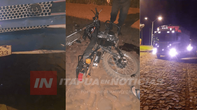 MOTOCICLISTA MUERE TRAS IMPACTO FRONTAL  CONTRA CAMIÓN EN YATYTAY