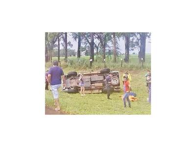 Tres muertos y tres heridos deja vuelco en Alto Paraná