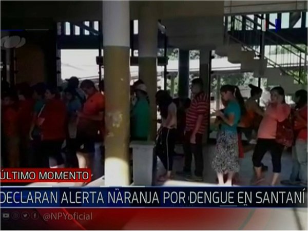 Alerta naranja por masivos casos de dengue en San Estanislao