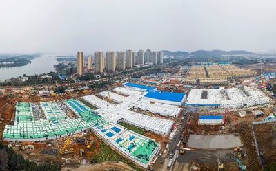 China: Hospital de 1.000 camas en diez días, “milagro” y joya propagandística - Mundo - ABC Color