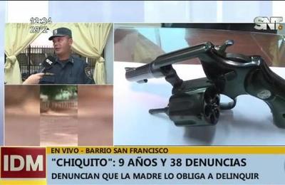 'Chiquito': tiene 9 años y 38 denuncias en su contra - SNT