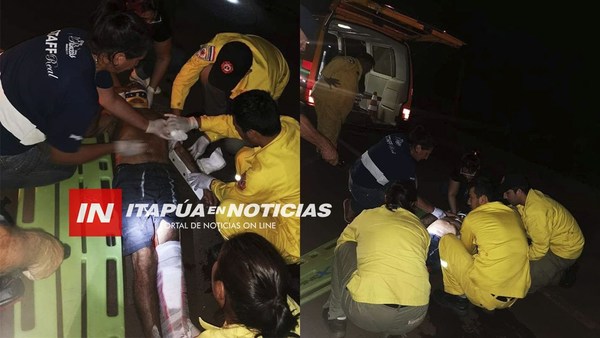 ARROLLAN A PEATÓN Y LO ABANDONAN TIRADO EN EL PAVIMENTO