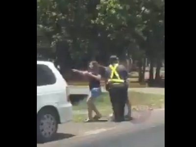 Confuso incidente entre conductora y agentes de la Caminera