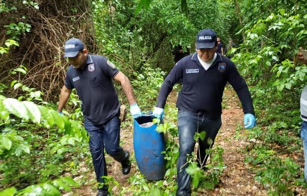 Tambor hallado en Arroyito no contiene los restos de Edelio Morínigo