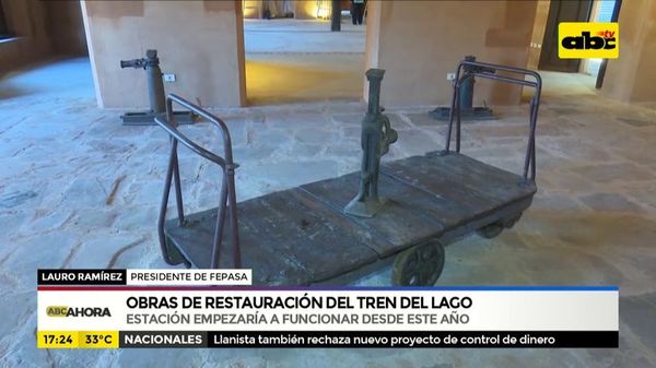 Tren del lago empezaría a funcionar desde este año - ABC Noticias - ABC Color