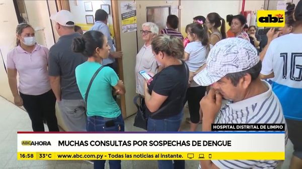 Muchas consultas por casos sospechosos de dengue - ABC Noticias - ABC Color