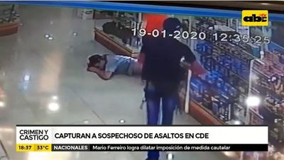 Capturan a sospechoso de asaltos en CDE - Crimen y castigo - ABC Color