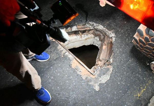 Registros de agua sin tapa causan accidente sobre ruta - Nacionales - ABC Color