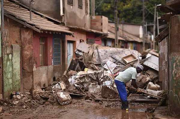 Brasil: sube a 58 cifra de muertos por lluvias en Minas Gerais » Ñanduti