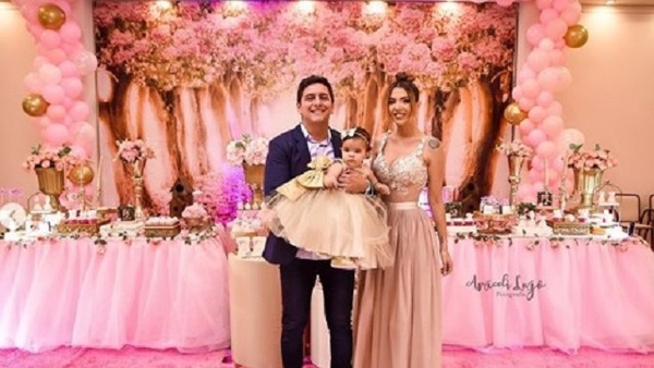 Chelo Amaral celebró el primer añito de su hija